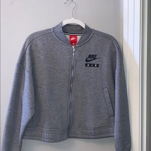 Nike Air cropped bomber jacket